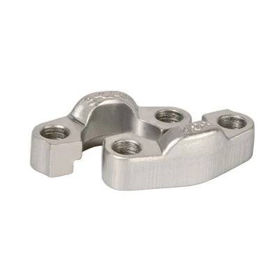 Divida as metades do flange